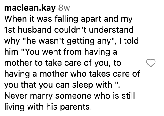 Instagram comment